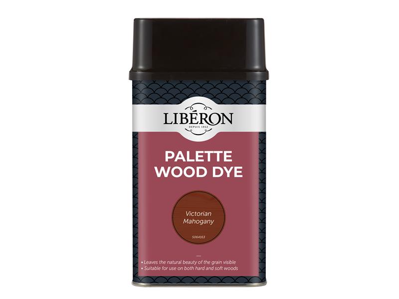 Liberon Palette Wood Dye Victoria Mahogany 500ml LIBWDPM500N