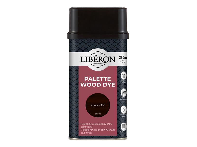 Liberon Palette Wood Dye Tudor Oak 250ml LIBWDPTO250N