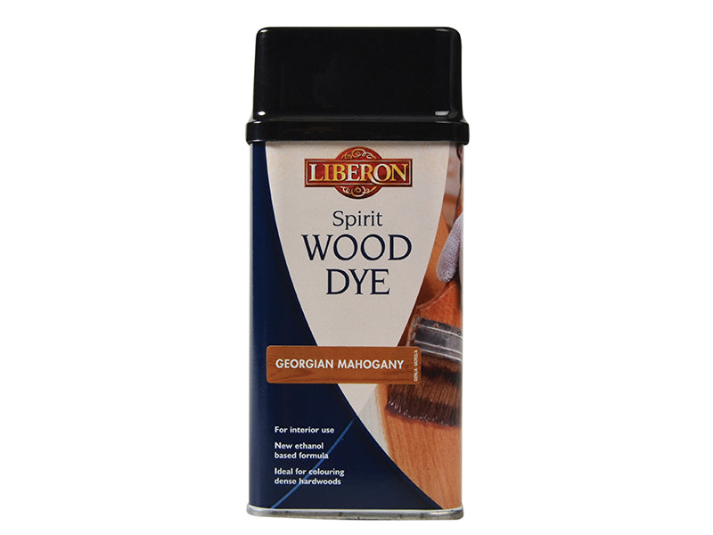 Liberon Spirit Wood Dye Georgian Mahogany 250ml LIBWDSGM250