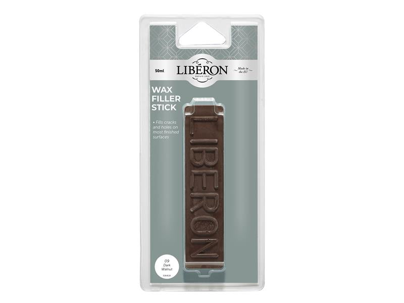 Liberon Wax Filler Stick 09 Dark Walnut 50g LIBWFSDWN