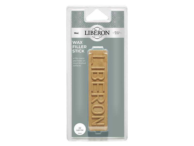 Liberon Wax Filler Stick 02 Light Oak 50g For interior use LIBWFSLON