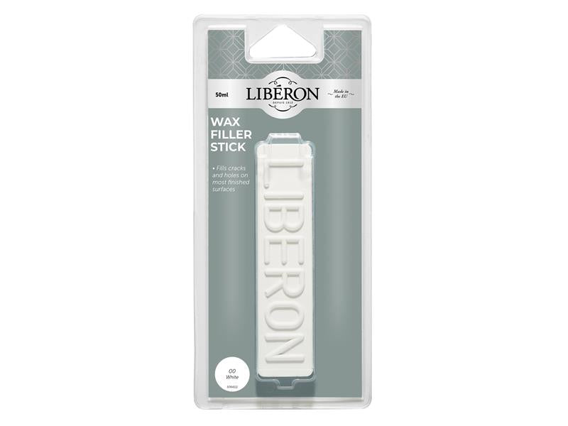 Liberon Wax Filler Stick 00 White 50g For interior use LIBWFSWN