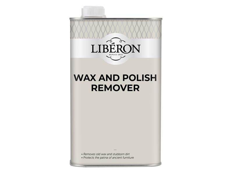 Liberon Wax Polish Remover 1 litre cleans wax dirt smoke and grime LIBWPR1LN