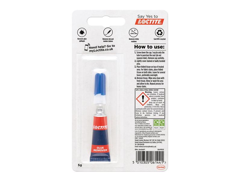 Loctite Glue Remover, Tube 5g LOCSGR5GNR