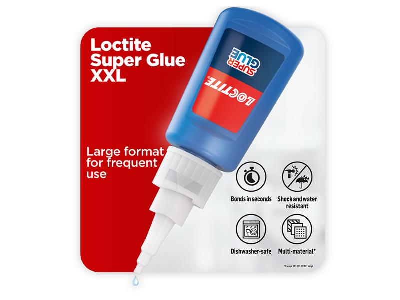 Loctite Super Glue Original XXL 20g Instant Powerful Bonds LOCSGXXL20G