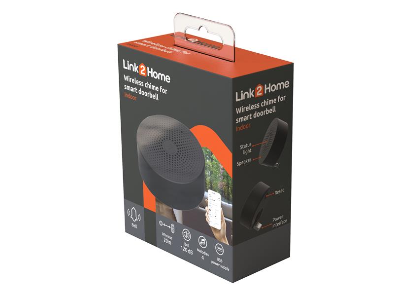 Link2Home Wireless Chime for Smart Doorbell LTHBELLC