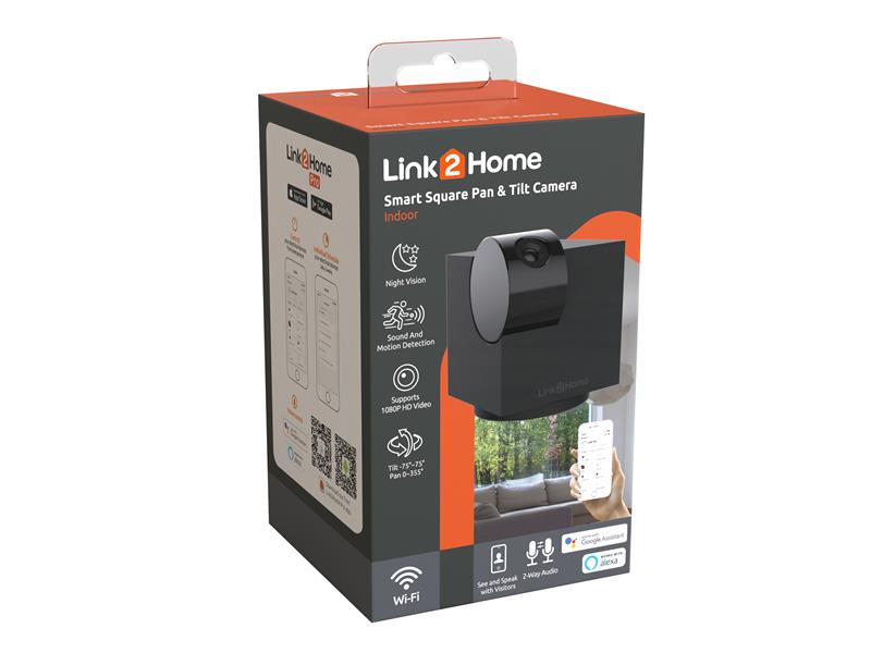 Link2Home Smart Square Pan & Tilt Indoor Camera LTHCAMPT