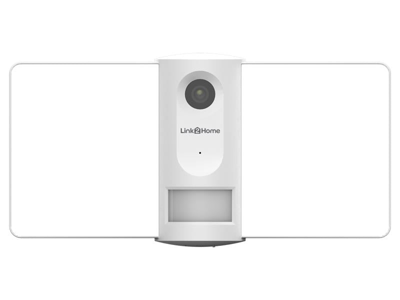 Link2Home Outdoor Smart Floodlight Camera 2K 4MP White LTHFLOODCAMW
