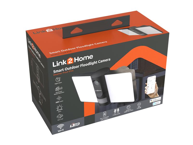 Link2Home Outdoor Smart Floodlight Camera LTHFLOODCAM