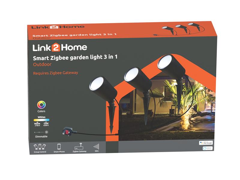 Link2Home Zigbee Smart Garden Light Kit LTHLIGHT3IN1