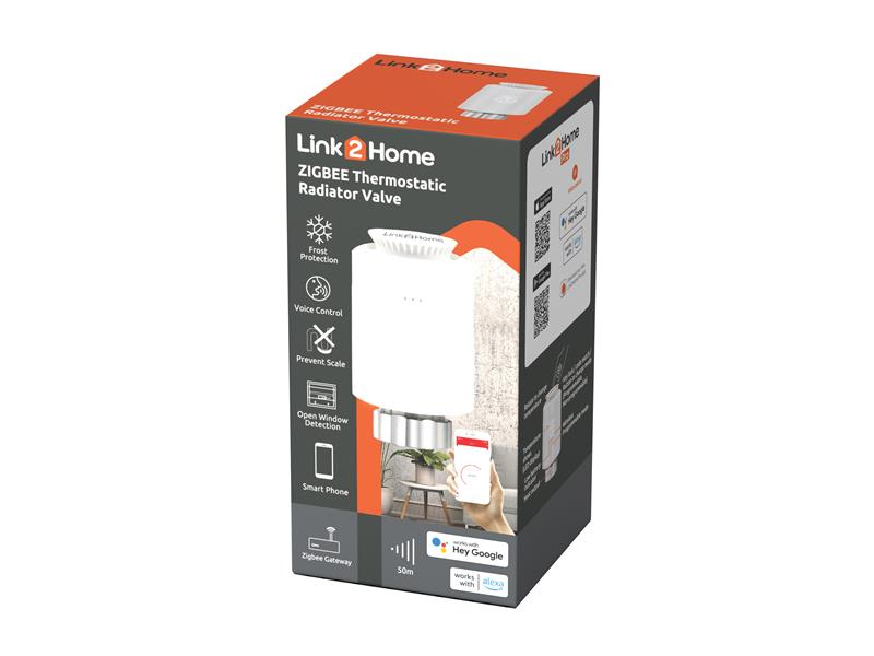 Link2Home Zigbee Thermostatic Radiator Valve LTHTRVZGE