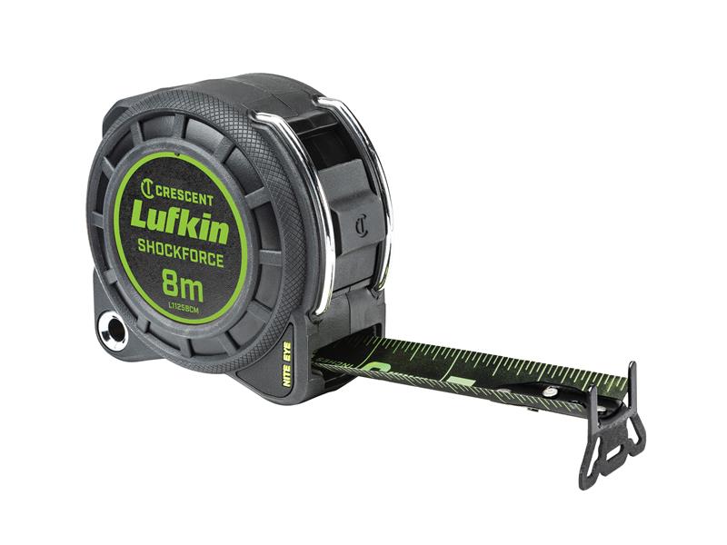 Crescent Lufkin® Shockforce Night Eye Dual-Sided Tape 8m (Width 30mm) (Metric only) LUFNEDS8M