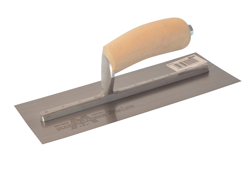 Marshalltown MXS1 Plasterer's Finishing Trowel Wooden Handle 11 x 4.1/2in M/TMXS1