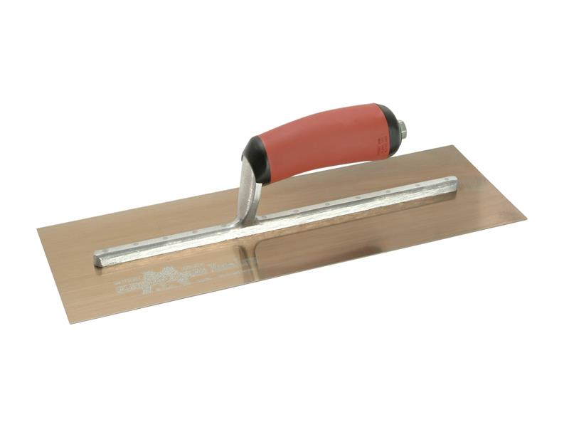 Marshalltown MXS73GSD Gold Finishing Trowel DuraSoft® Handle 14 x 4.3/4in M/TMXS73GSD