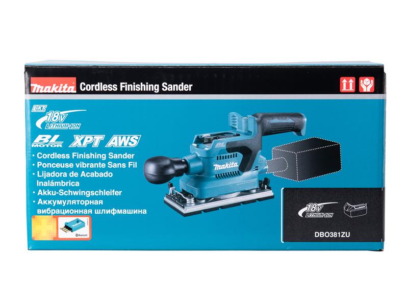 Makita DBO381ZU LXT Finishing Sander 18V Bare Unit MAKDBO381ZU
