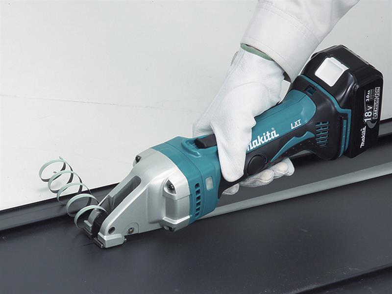 Makita Metal Shear 18V 2 x 5Ah Li-ion Cuts Stainless Aluminium Steel DJS161RTJ