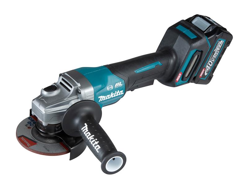 Makita XGT 115mm 40V Paddle Switch Grinder 2 x 2.5Ah Li-ion MAKGA012GD2