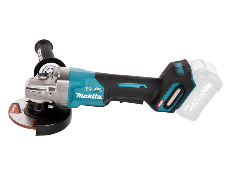 Makita Angle Grinder XGT 40V Bare Unit With Safety Paddle Switch GA013GZ