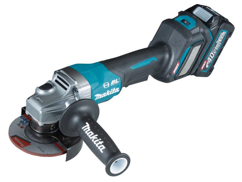 Makita 40Vmax Paddle Switch Grinder 115mm 40V 2 x 2.5Ah Li-ion XGT GA028GD202
