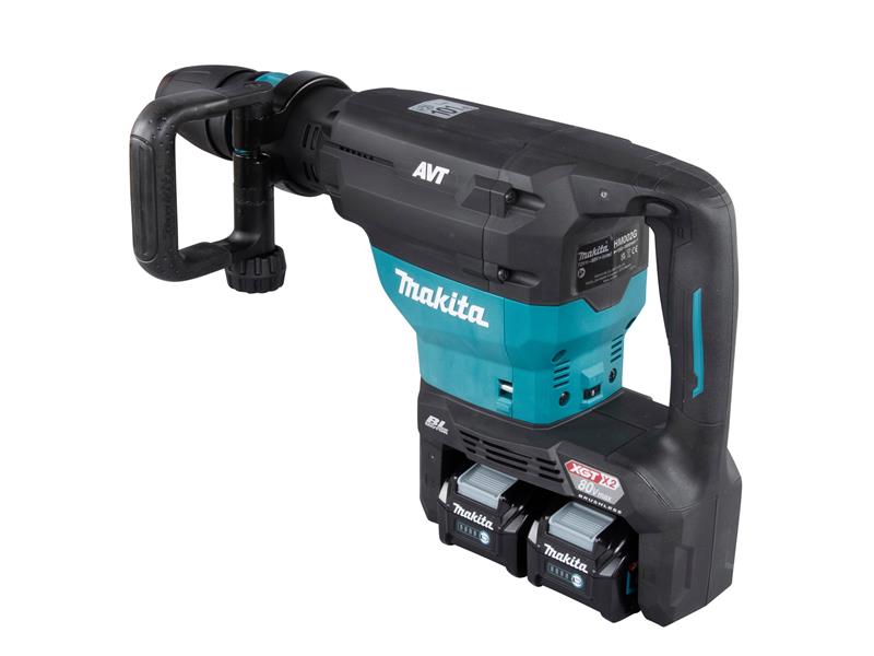 Makita XGT 80Vmax Demolition Hammer 2 x 40V - 2 x 2.5Ah Li-ion HM002GD203