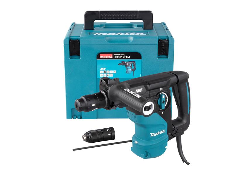 Makita SDS Plus Rotary Hammer 1050W 110V Power Cord: 2.5m HR3012FCJ