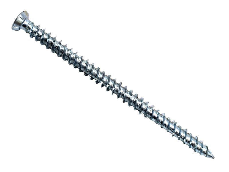 MASONMATE Self Tapping Concrete Frame Screw 7.5 x 112mm Pack Of 100 MAMCFS75112