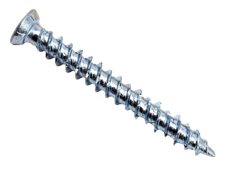 MASONMATE Self Tapping Concrete Frame Screw 7.5 x 62mm Pack Of 100 MAMCFS7562