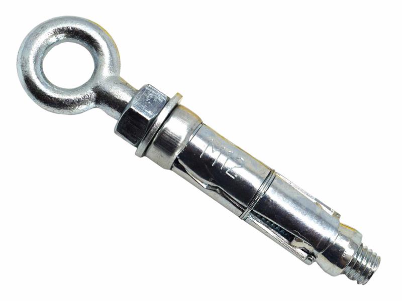 MASONMATE Eye Bolt Shield Anchor M12 Pack 15 For Masonry Or Concrete MAMSAEM12