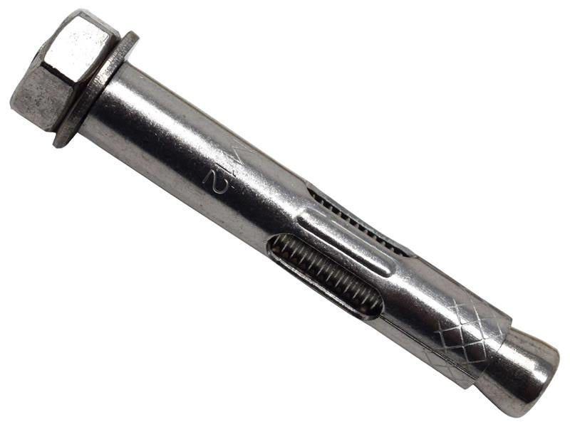 MASONMATE Stainless Steel Hex Nut Sleeve Anchor M12 x 75mm Pk 25 MAMSAM1275SS