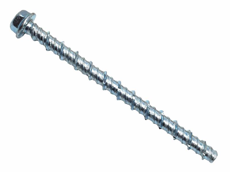 MASONMATE Flangehex Concrete Screwbolt M6 x 100mm Box 100 MAMSBFM6100