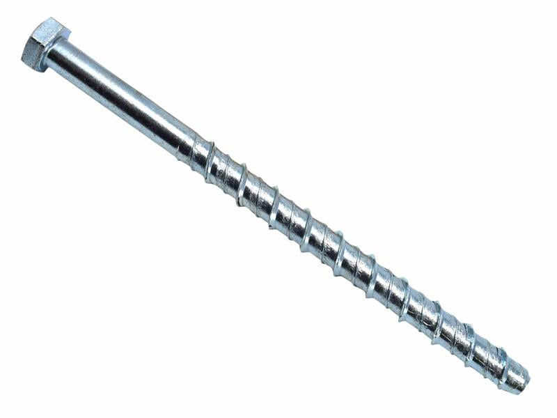 MASONMATE Hex Head Concrete Screwbolt M12 x 200mm Box 10 MAMSBHM12200