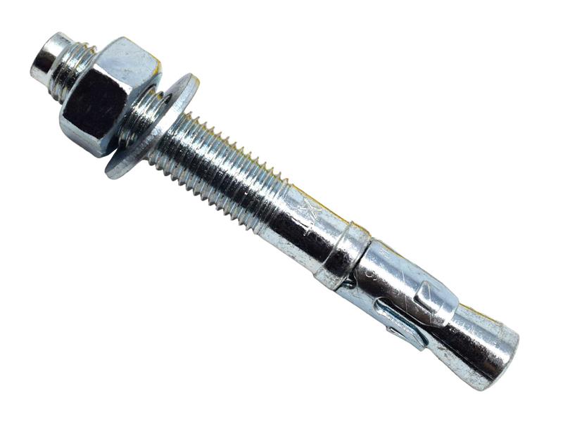 MASONMATE Zinc Plated Through Bolt M16 x 125mm 20 Columns Beam etc MAMTBZM16125