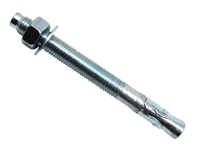 MASONMATE Zinc Plated Through Bolt M20 x 200mm 10 Columns Beam etc MAMTBZM20200