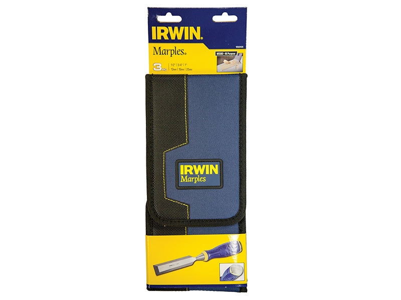 IRWIN® Marples® MS500 ProTouch™ All-Purpose Chisel Set, 3 Piece MARS500S3