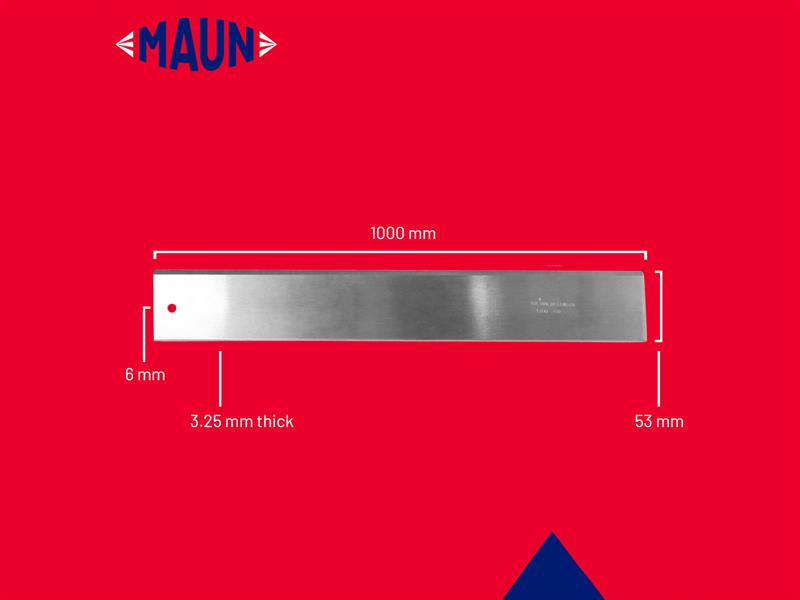 Maun Carbon Steel Straight Edge 100cm (40in) MAU17001