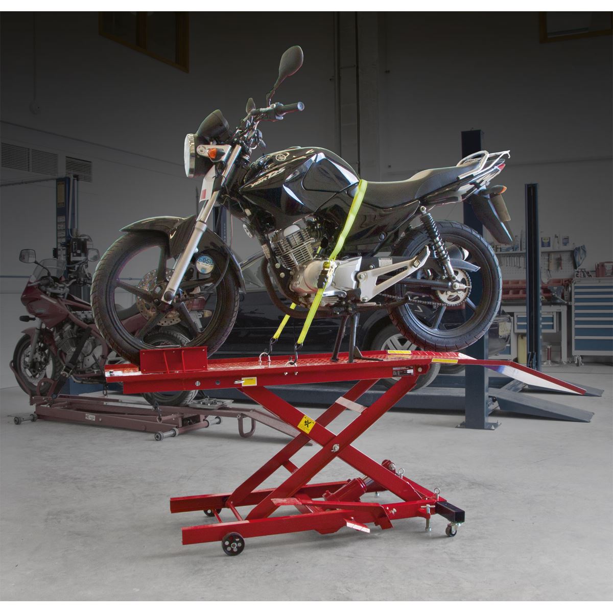 Sealey Motorcycle Lift 365kg Capacity Hydraulic MC365