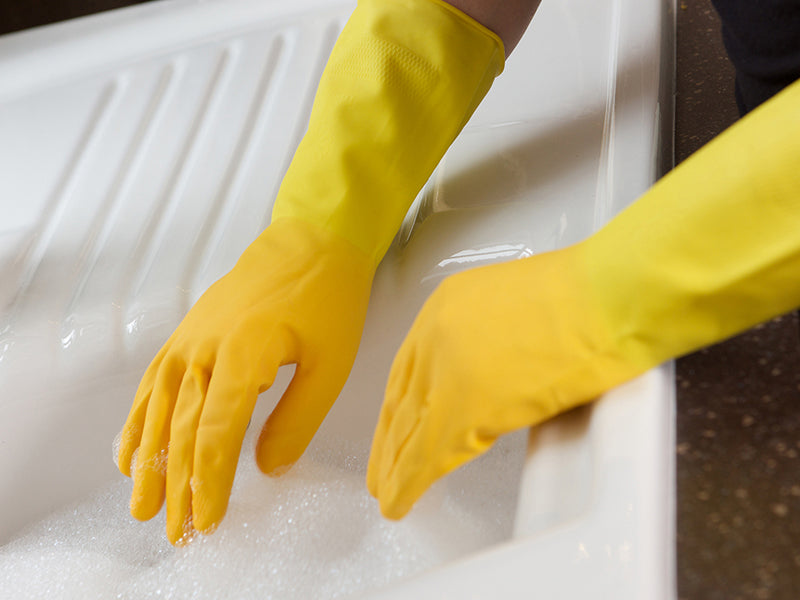 Marigold Extra-Life Kitchen Rubber Gloves - Medium (6 Pairs) MGD145407