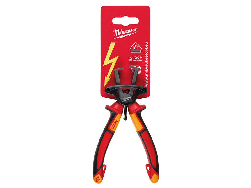 Milwaukee Hand Tools VDE Wire Stripping Pliers 160mm 0.75 to 6mm MHT932464573