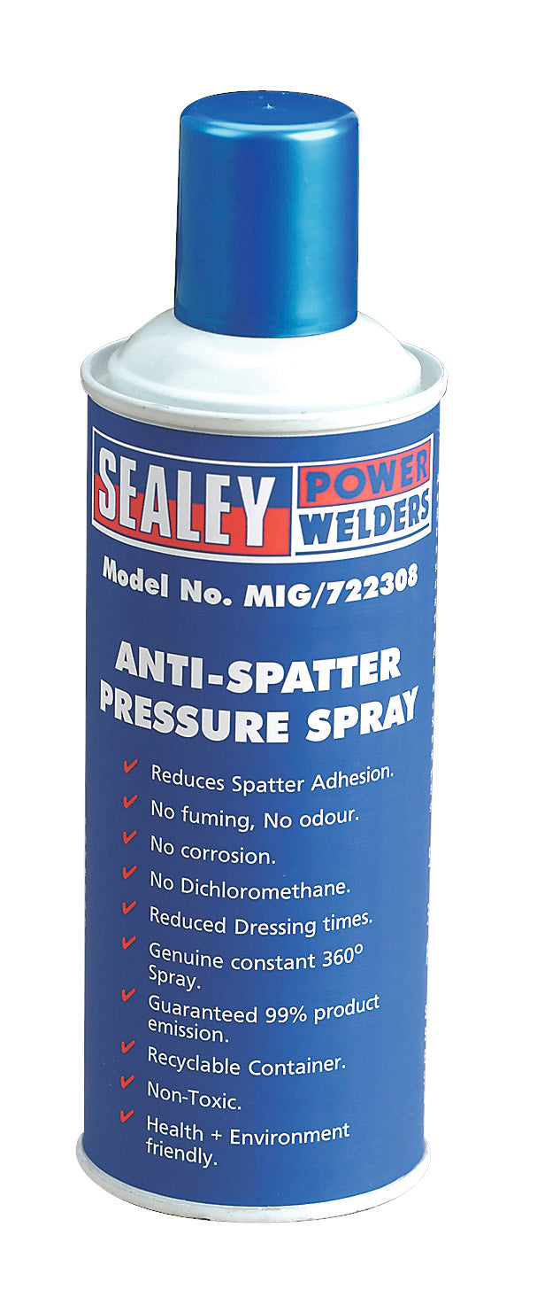 Sealey Anti-Spatter Pressure Spray 300ml MIG/722308