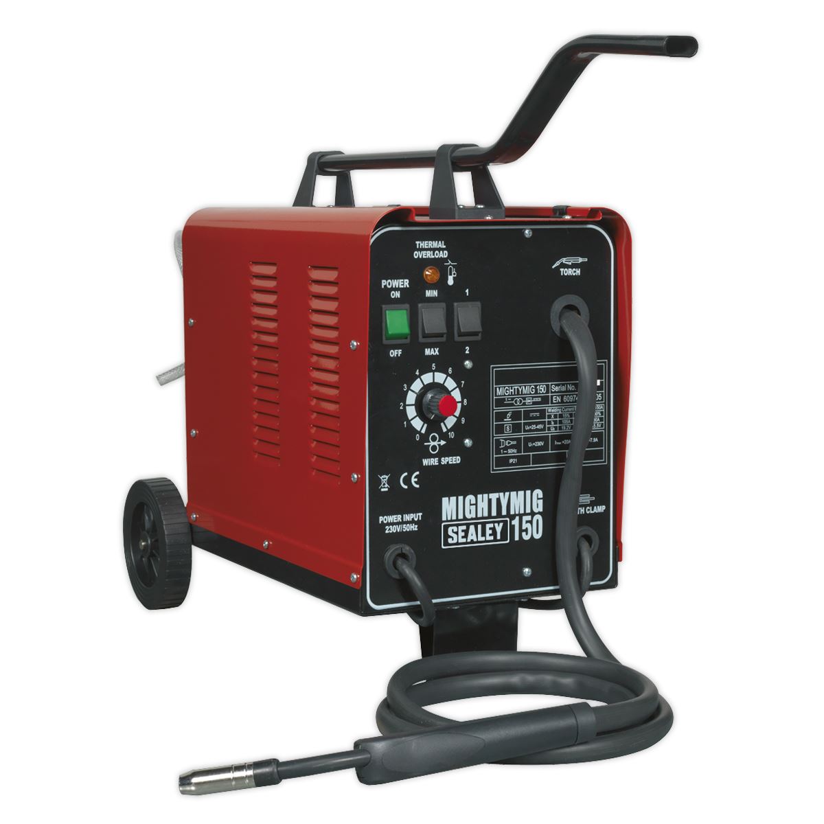 Sealey Professional Gas/No-Gas MIG Welder 150A 230V MIGHTYMIG150