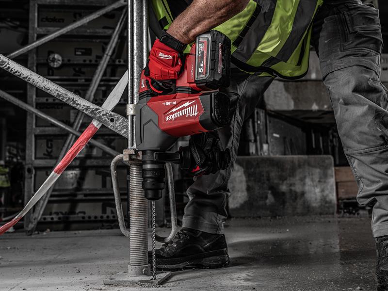 Milwaukee Power Tools M18 ONEFHPX-0X Fuel™ ONE-KEY™ 4-Mode 32mm SDS Plus Hammer 18V Bare Unit MILM18EFHPX0