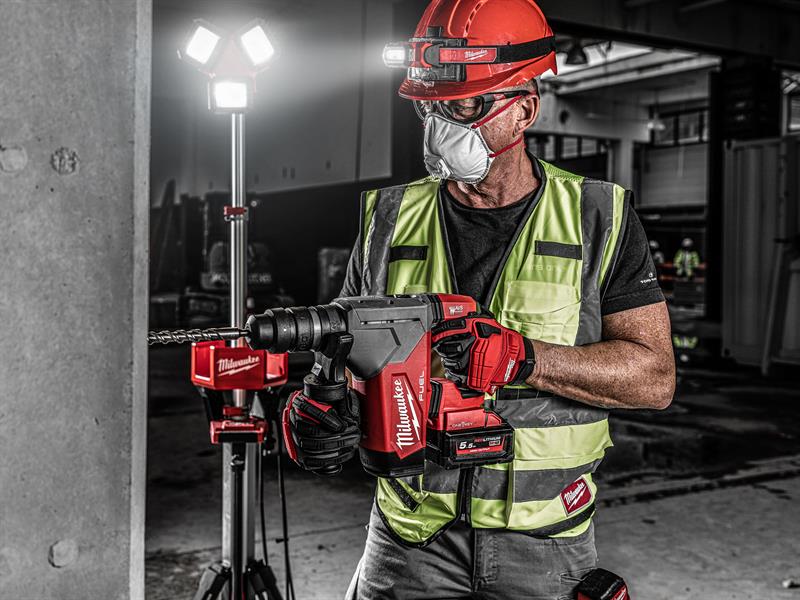 Milwaukee Power Tools M18 ONEFHPX-0X Fuel™ ONE-KEY™ 4-Mode 32mm SDS Plus Hammer 18V Bare Unit MILM18EFHPX0