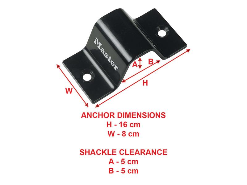 Master Lock Floor / Wall Anchor Mounting Point MLK1489E