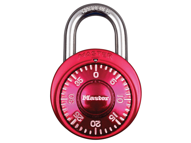 Master Lock Stainless Steel Fixed Dial Combination 38mm Padlock MLK1533