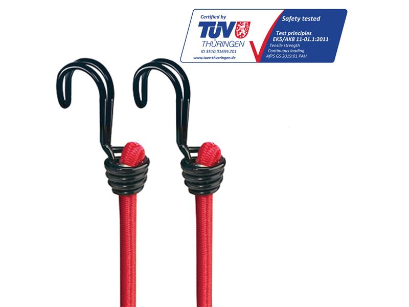 Master Lock Twin Wire Bungee Cord 60cm Red 2 Piece MLK3020E