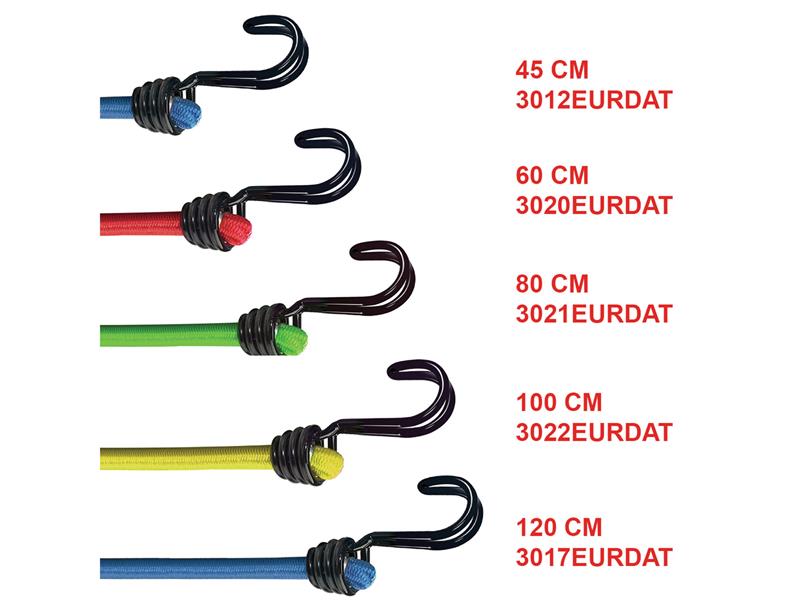 Master Lock Twin Wire Bungee Cord 80cm Green 2 Piece MLK3021E