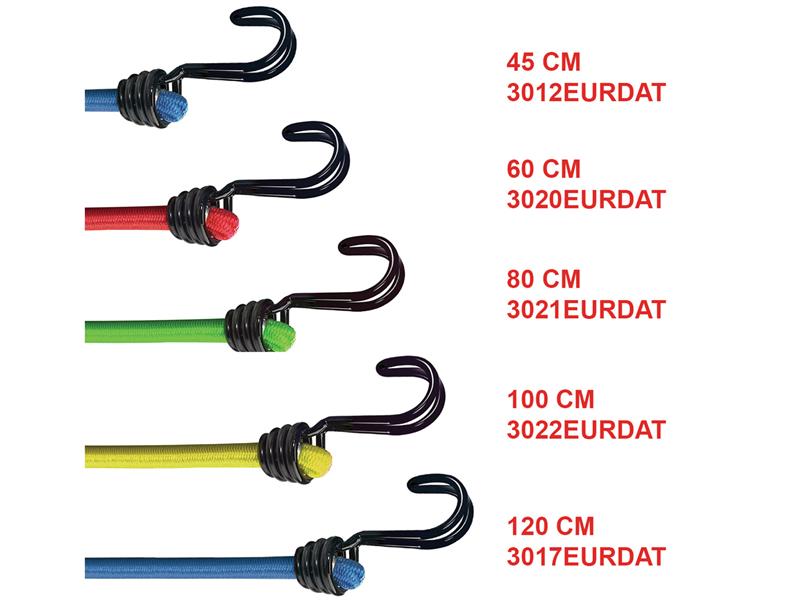 Master Lock Twin Wire Bungee Cord 100cm Yellow 2 Piece MLK3022E