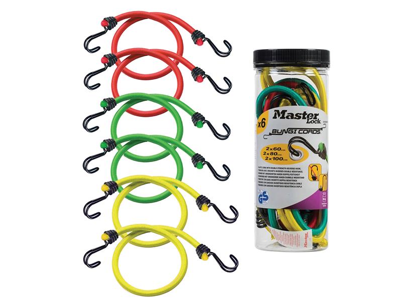 Master Lock Bungee Jar 6 Pieces MLK3040E