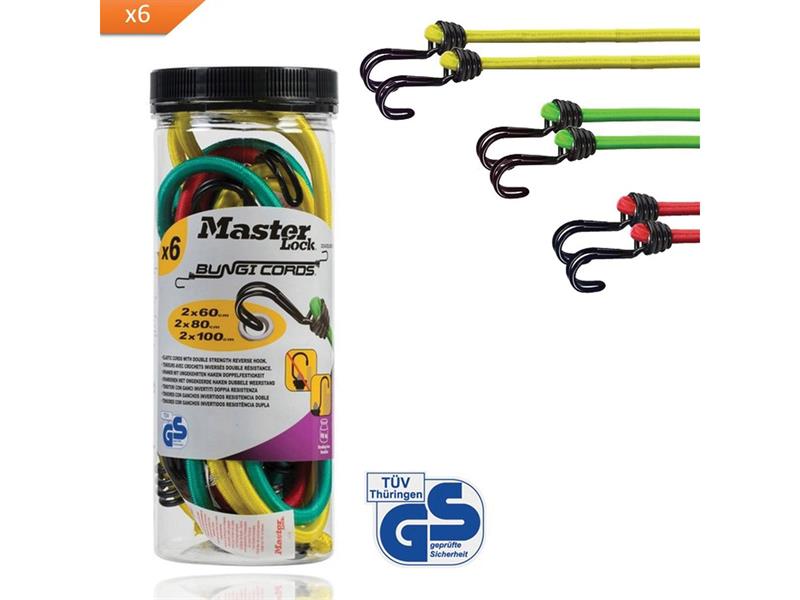 Master Lock Bungee Jar 6 Pieces MLK3040E