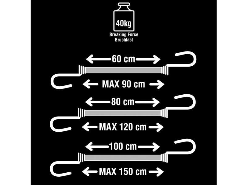 Master Lock Bungee Jar 6 Pieces MLK3040E